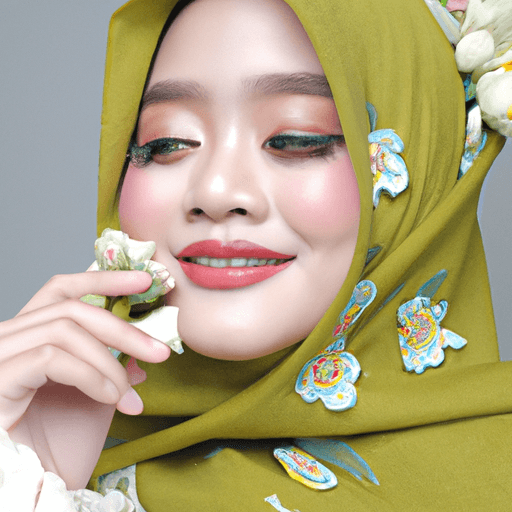 Outfit Floral Muslimah: Modis dan Tetap Syar'i dengan Makeup Minimalis